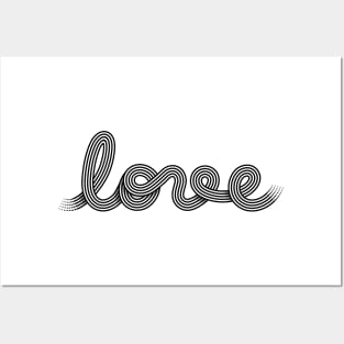 Love in lines Posters and Art